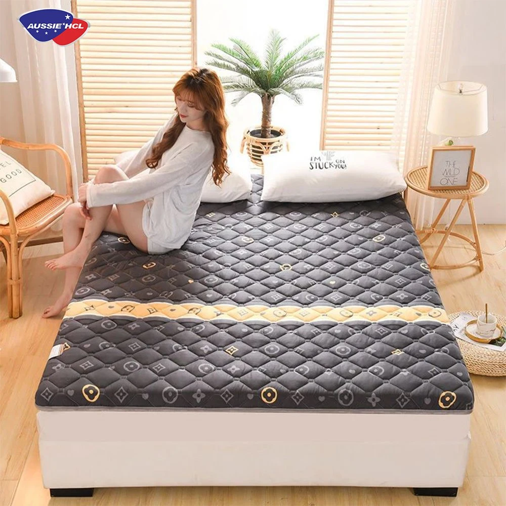 Cheapest Sleep Well Single Double Full King Mattresses Royal Luxury High Density Swirl Gel Memory Rebonded Foam Mattress Topper