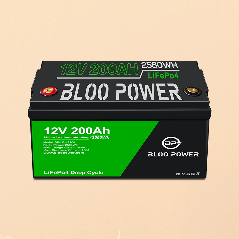 Bloopower 12 24 48 Volt Li-ion Li Ion Cell Batteries Pack for Electric Concrete Mixer Truck Muck Spray Fire Foam Ice Cream Cart Lithium Battery