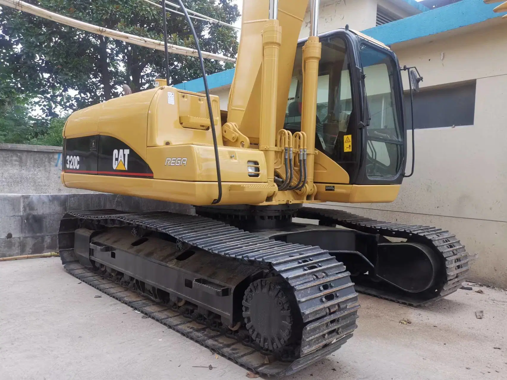 Utilizado Cat 320c excavadora de cadenas Caterpilar Original Tractor 320