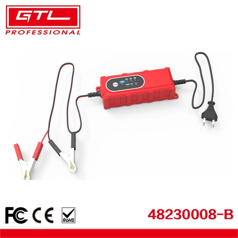 5-Stage Intelligent Charging Automatic Maintainer Battery Charger with LED Display (48230008-B)