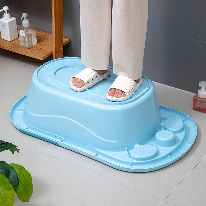 Newborn Portable Bathing Tub Kids Bathtub PP Plastic Baby Bath Tub