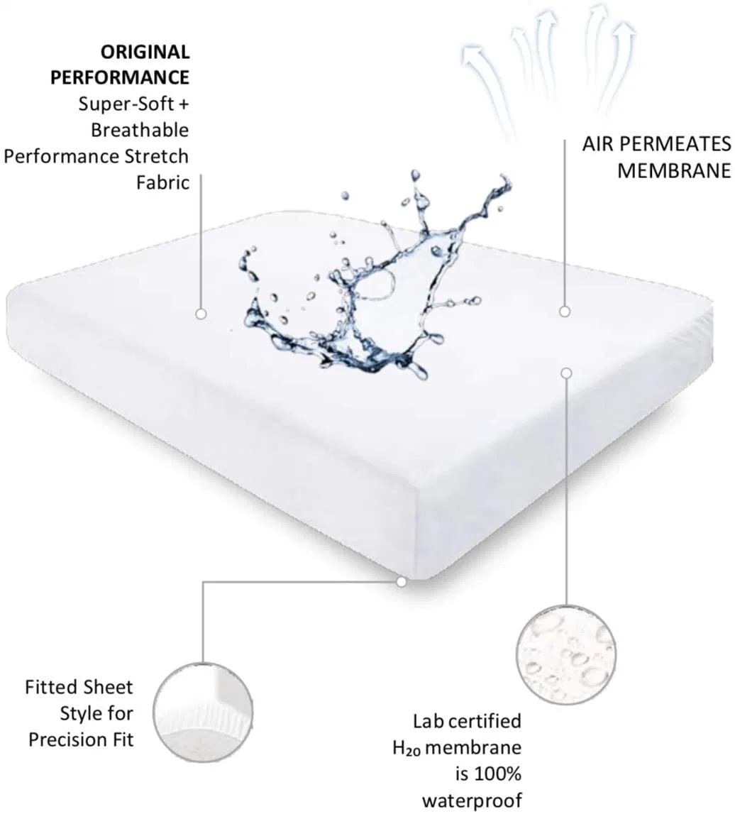 Quilted Microfiber and Hypoallergenic Waterproof Mattress Pad