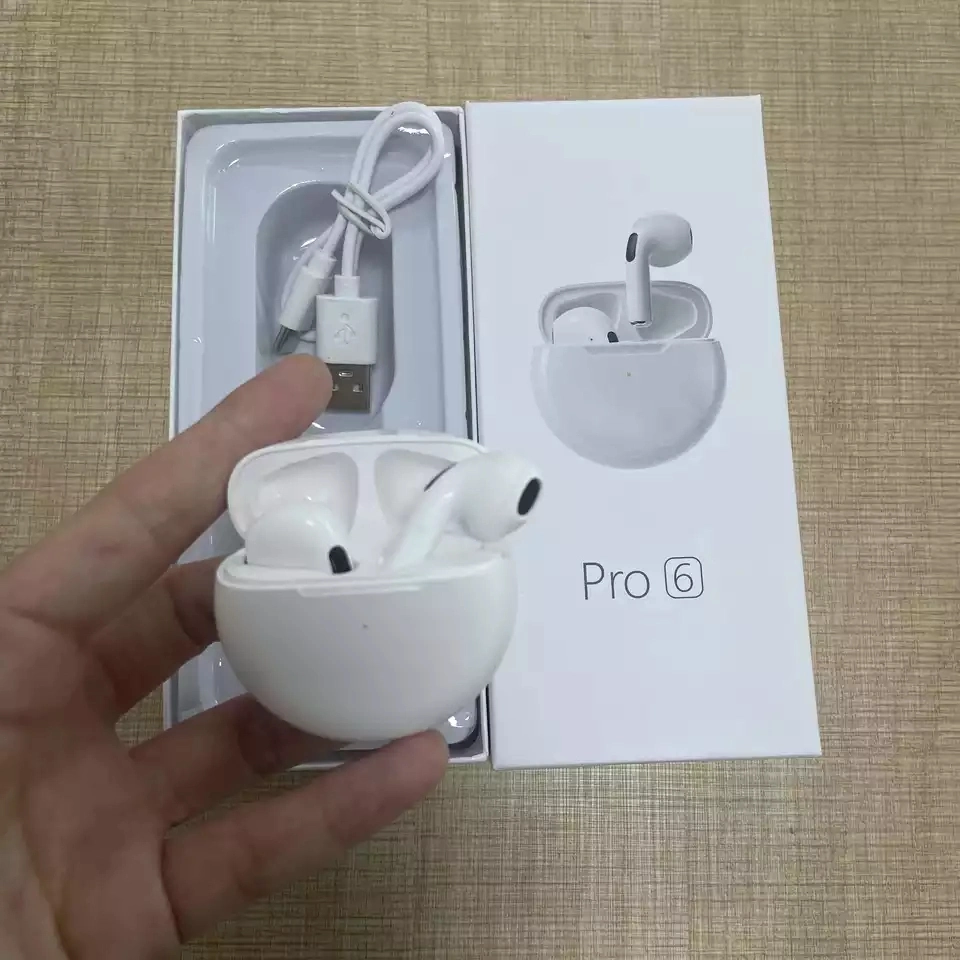 Diseño especial PRO-6 PRO6 PRO 6 de Tws Super sonido graves mini auriculares auriculares inalámbricos