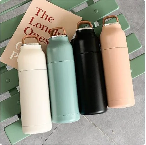 Wholesale/Supplier 500ml Tumbler Custom Logo 304 Stainless Steel Portable Vacuum Cup Water Bottle Mugs Flask Travel Drink Bottle