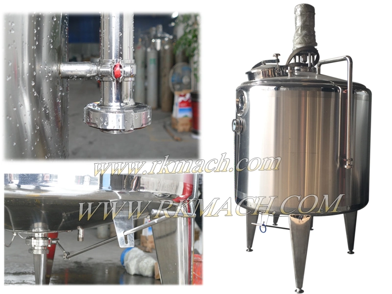 200L Stainless Steel Heating Tank Liquid Soap Mixing Tank