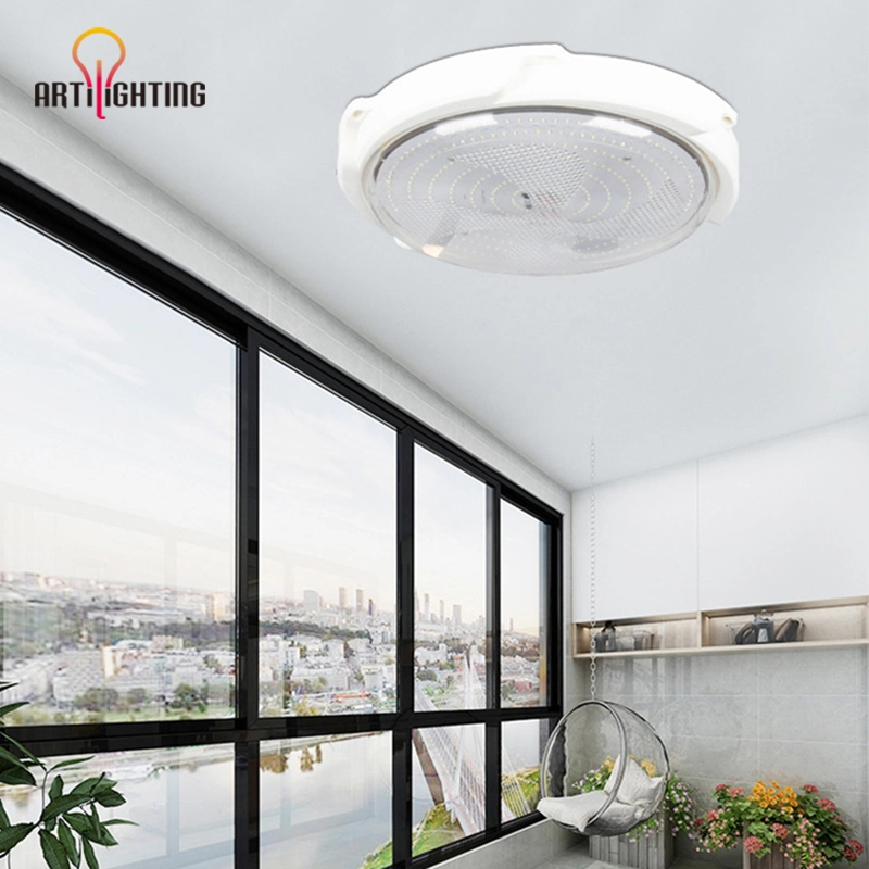 Interior Home Lighting Solar LED Ceiling Lights for Living Room House Indoor or Outdoor Day and Night Lamps with Remote Control