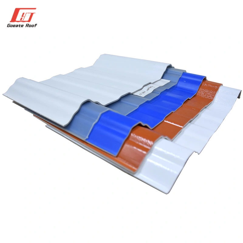 PVC Material Tejas Plasticas Anti-Corrosion Plastic Roofing Tile Garden Shed