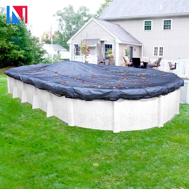 Swimming Above Ground Pool Cover Safety Waterproof Net Material