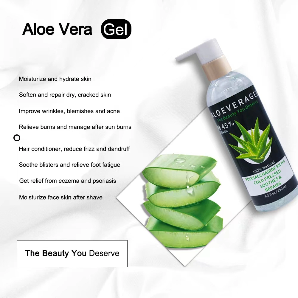 Aloe Vera للعناية بالوجه المهدئة الوجه الحساس لإصلاح الجلام العضوي للبشرة الجافة