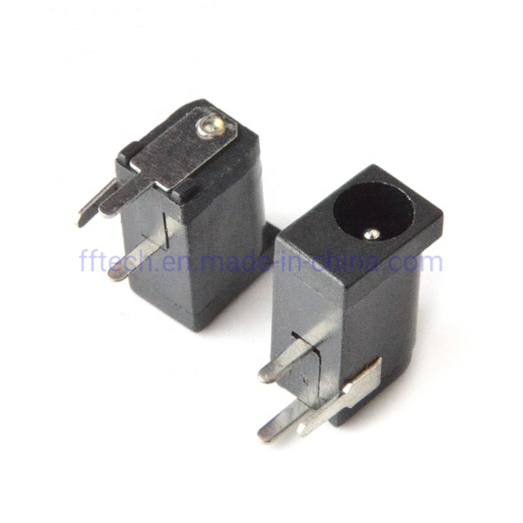 Hot Sales Right-Angle DIP Type DC Power Jack 1.0/1.3mm Pin DC Connector DC Socket
