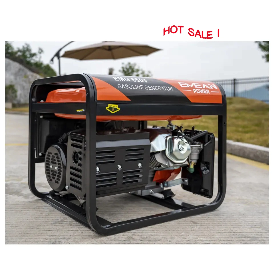 Generador portátil de gasolina low Noise 2kW 3kw 5kw 6Kw Con AC trifásica