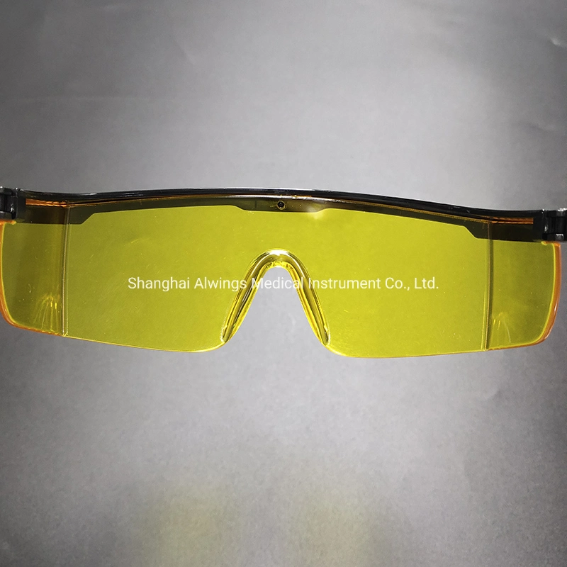 Dental UV Protective Safety Yellow Glasses Anti Fog