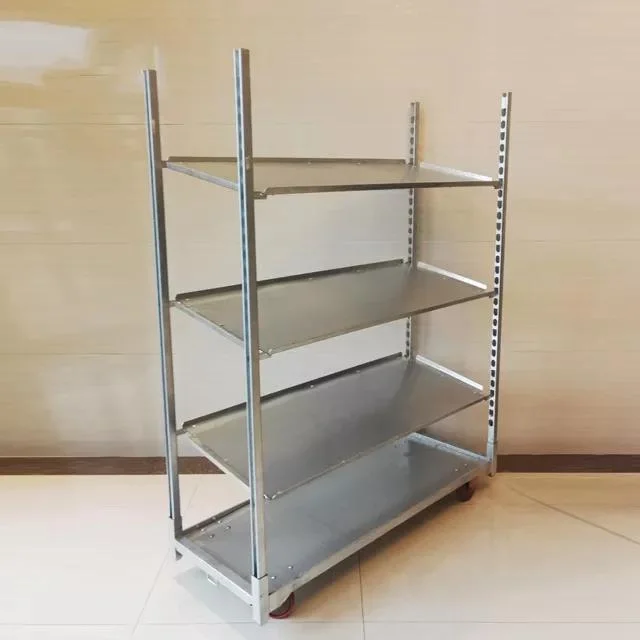 Flower Trolley/Flower Auction Cart/Cc Container, Danish Trolley Metal Hook Style Danishtrolley6flower Trolley/Flower Auction Cart/Cc Container