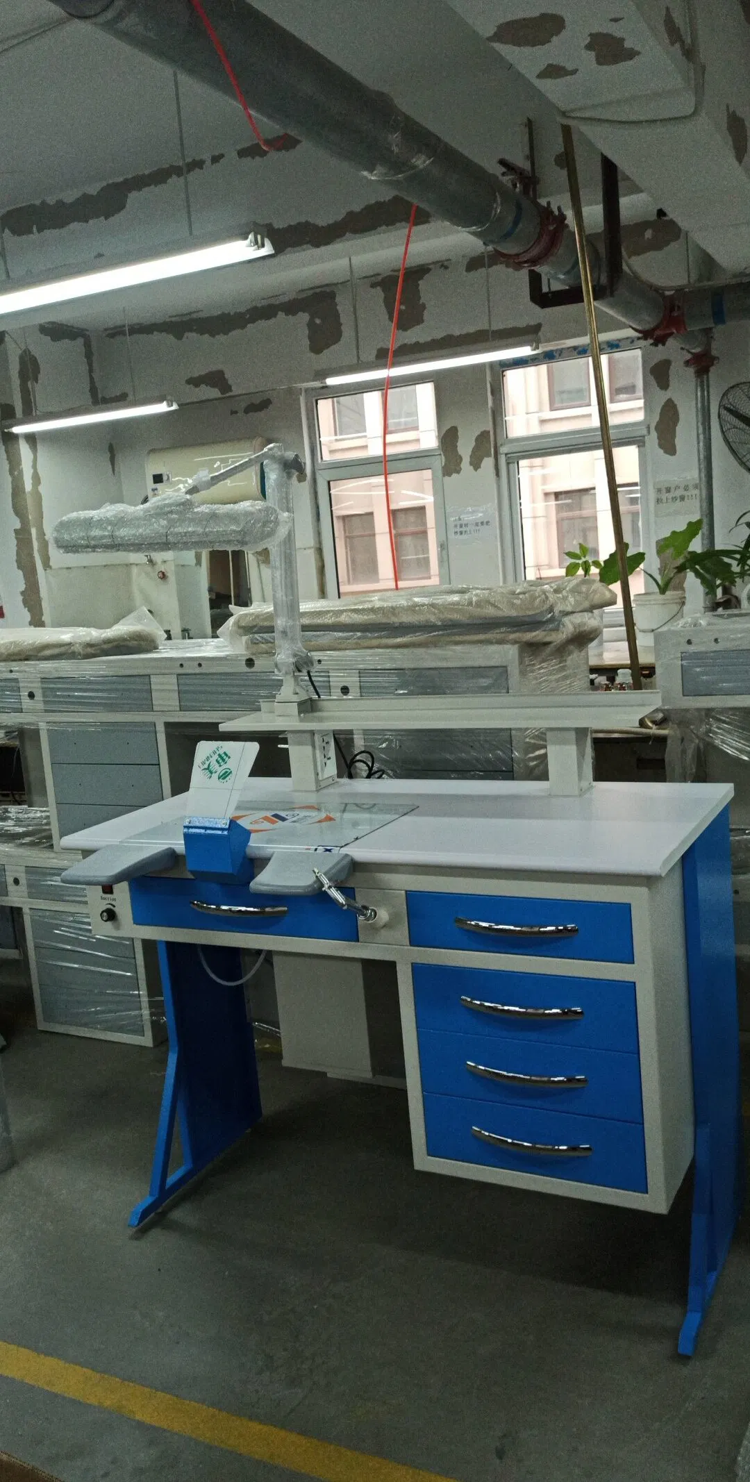 1,2m Brandschutz Dental Lab Bench Dental Technician Table