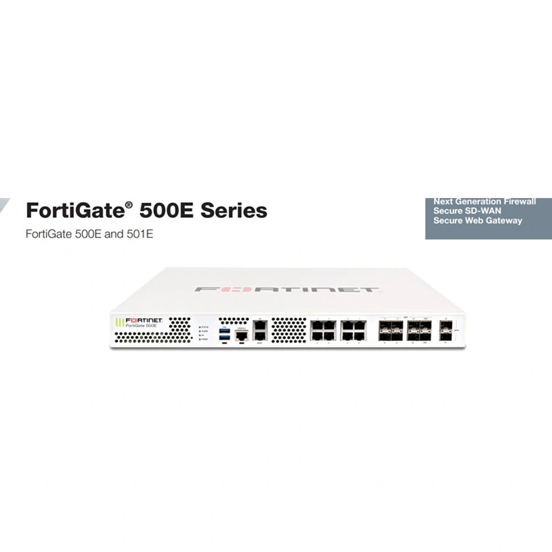 Fortinet FortiGate 500pare-feu de la prochaine génération de la série E FG-501E