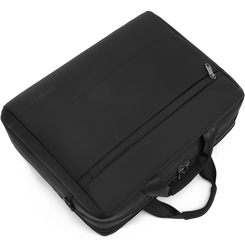 Hombro único macho de los viajes de negocios Laptop Notebook Bolso cartera Documentos Conferencia Messenger Bolso maletín (CY3544)