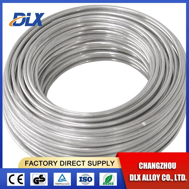 Stock Nickel Chrome Iron Alloy Inconel 601 Unsn06601 W. Nr. 2.4851 fil à ressort de soudage