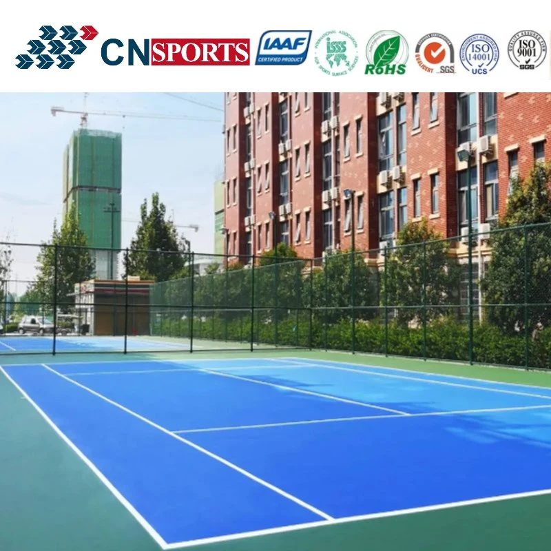 Eco-Friendly Material High Rebound Customized Silicon PU Tennis Court