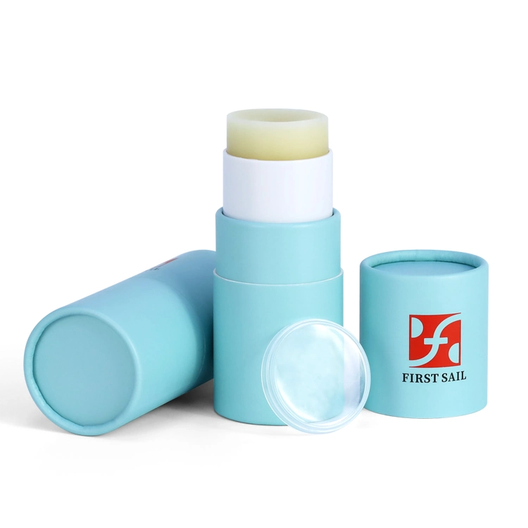 La fragancia Firstsail desodorante natural orgánica Perfume sólido de torsión de contenedor de Papel Caja de tubo de inserción de etiqueta privada Lip Balm Stick embalaje