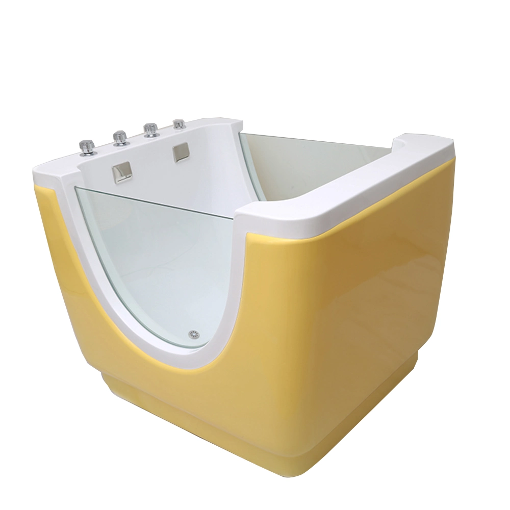 Shaped Baby Bath with Air Bubble Function Infant Tub