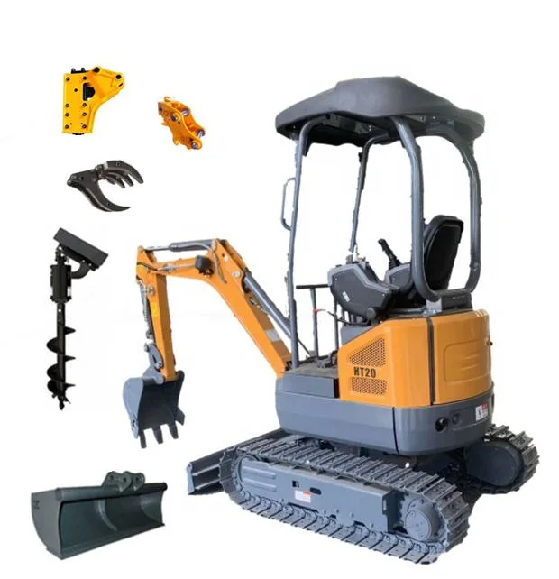 China 1 Ton Portable Mini Excavator Super Mini Digger