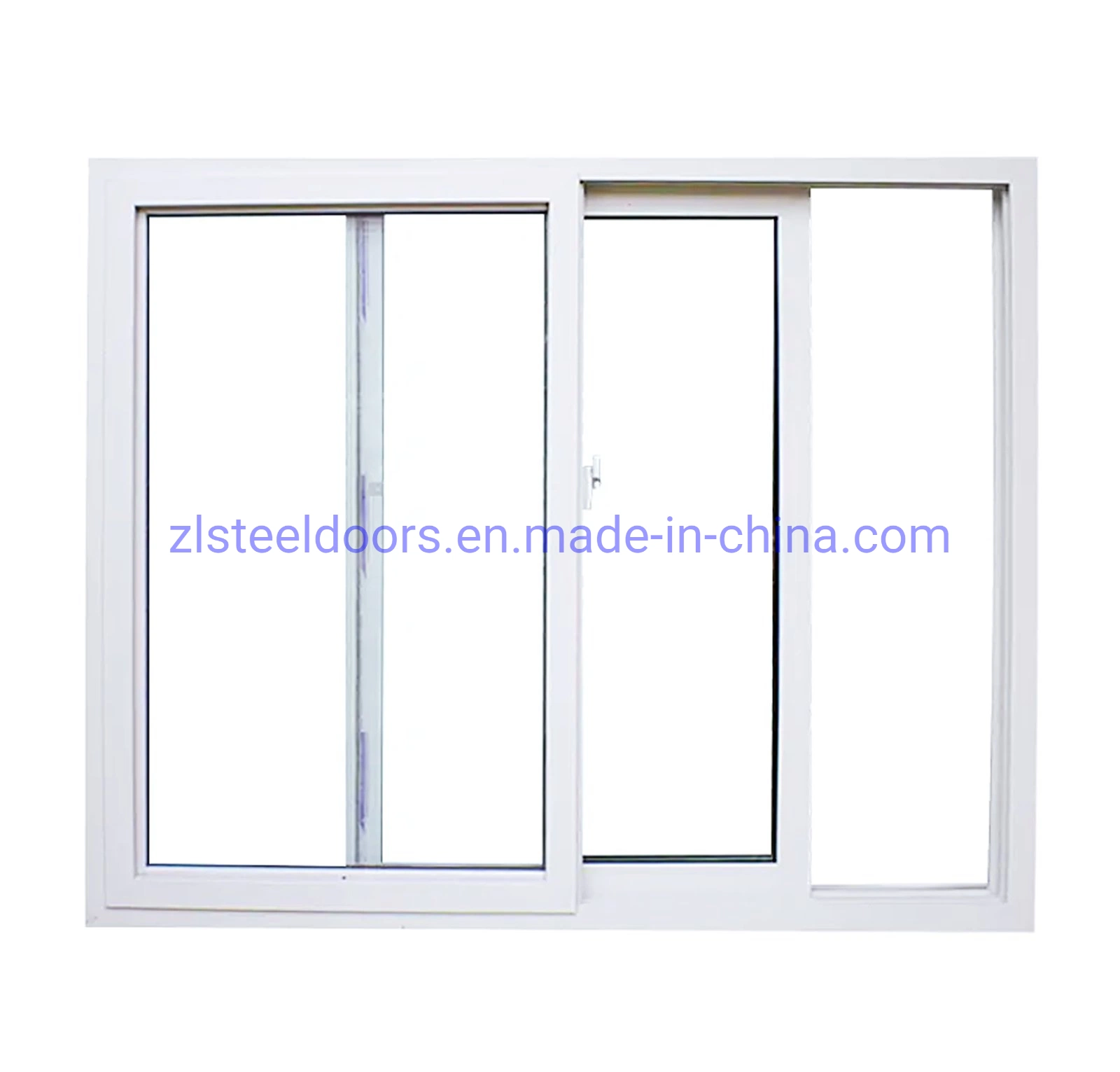 China Supplier Double Glazed UPVC PVC Sliding Windows with Grilled Design and Mosquito Net for House Windows