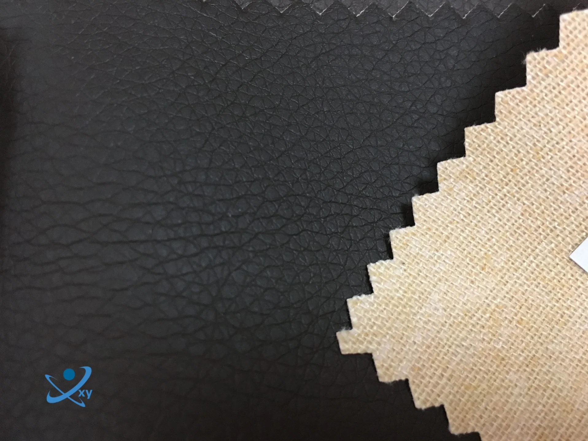 China Supply High quality/High cost performance  PU Artificial Leather for Making Sofa Fabric and Handbag Fabric/Polyester Fabric