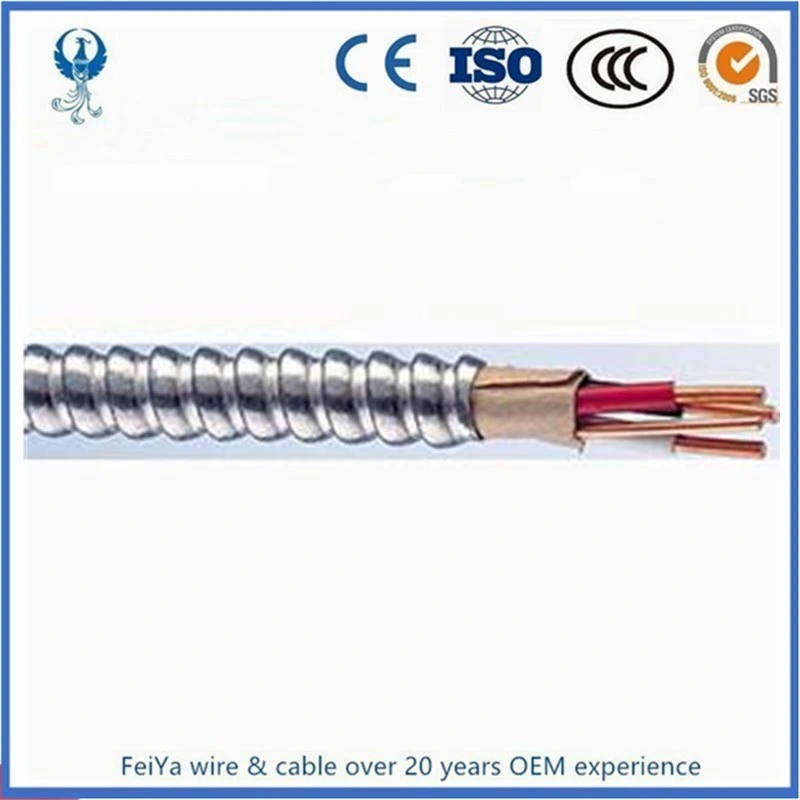 Thhn/Thwn-2, PVC/Nylon, Green Insulated Ground, 600 V, Copper Mc Cable