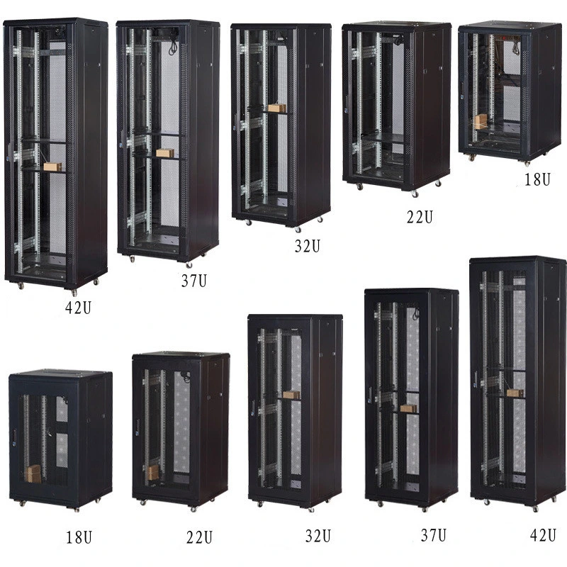 19'' Vertical Network Cabinet 42u with Shlef and PDU Fan 600 (w) *800 (D)