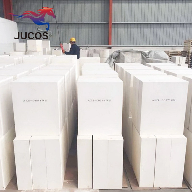 Zro2 Fused Cast Azs41 Anti Acid Brick Azs33 Zirconia Corundum Block for Glass Kiln