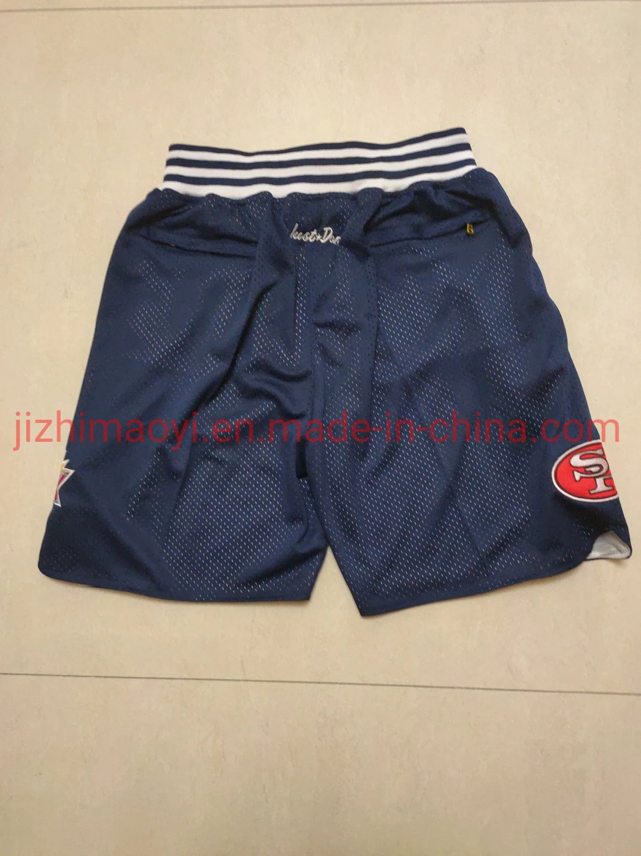 Großhandel N-FL 49ers Team Just Don Shorts Herren Sportbekleidung Hose Mit Kurzen Hosen