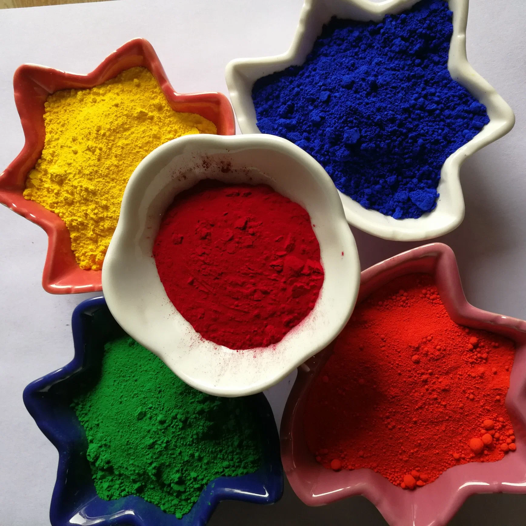 China Pigment Manufacturer Produce Iron Oxide Pigment Powder Use for Building Cement