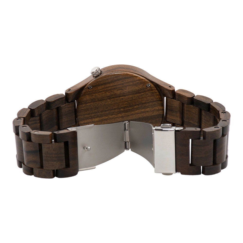 Ready to Ship Luxury Wooden Watch Men 100% Natural Wood Japanese Movt Custom Quartz Watch