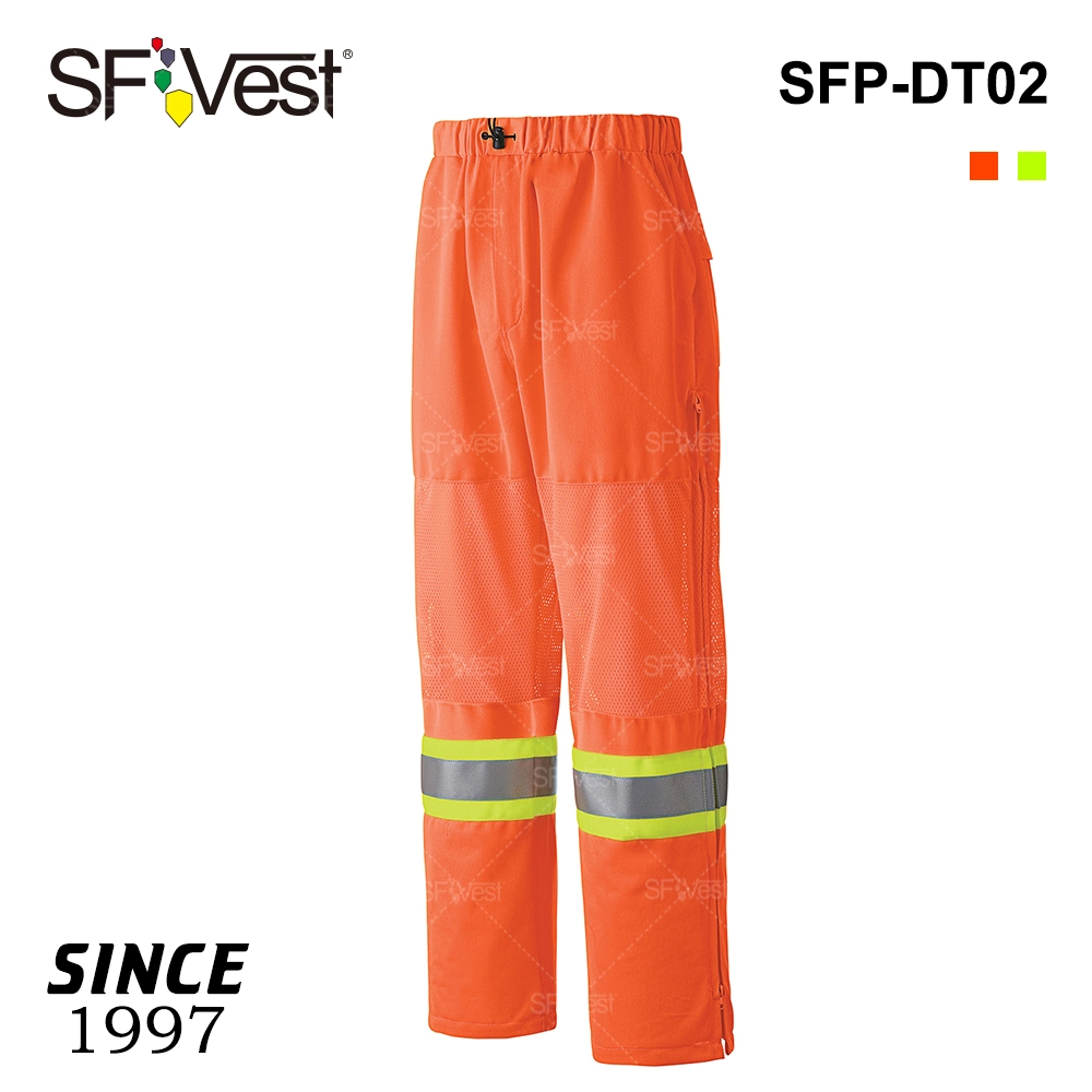 2020 Breathable Mesh Safety Reflective Work Pant High Visibility Workwear Trousers