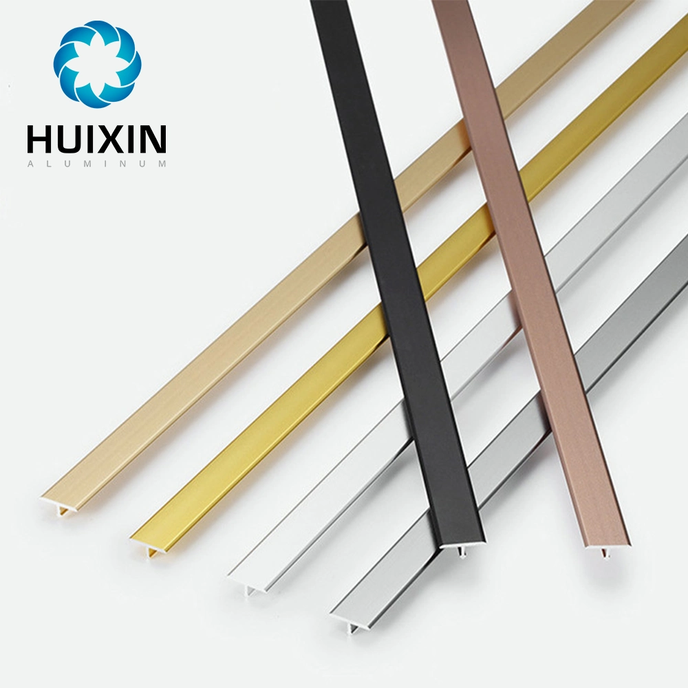 Gold Anodized Aluminum Corner Trim Profile Manufacturer Aluminium Stair Nosing