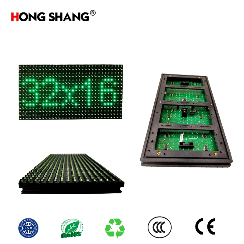 Wholesale/Supplier LED Advertising Module P10 Outdoor Green Letter Display Panel