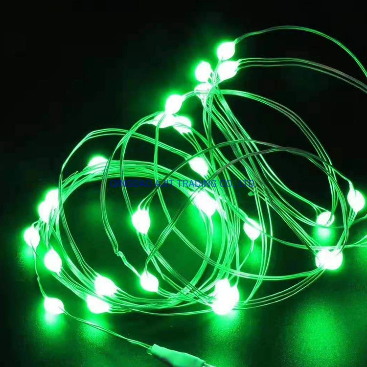 10m Fernbedienung und Batteriegehäuse Weihnachten gedimmtes LED-Licht Zeichenfolge