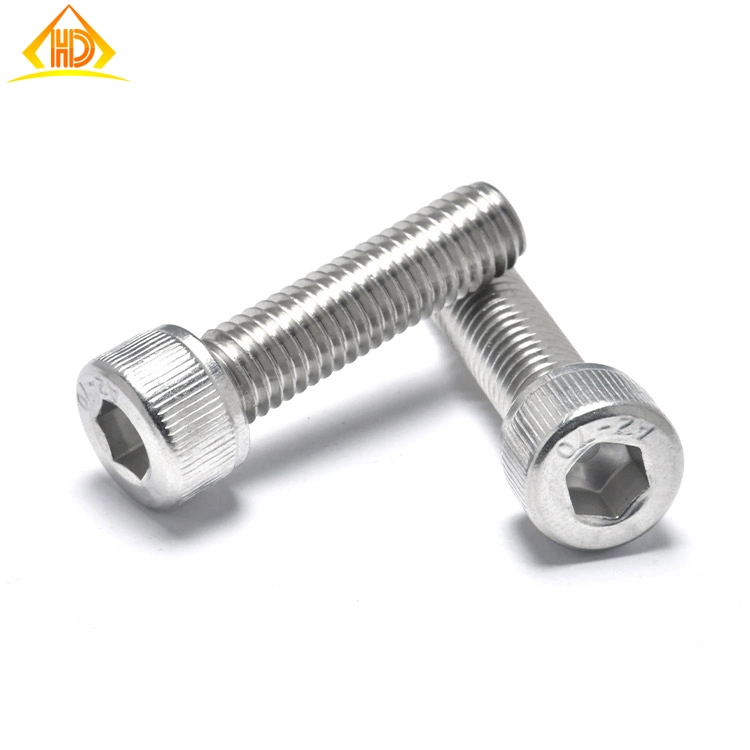 Wholesale Stainless Steel A2 A4 DIN912 Knurled Allen Cheese Head Machine Screw Cap