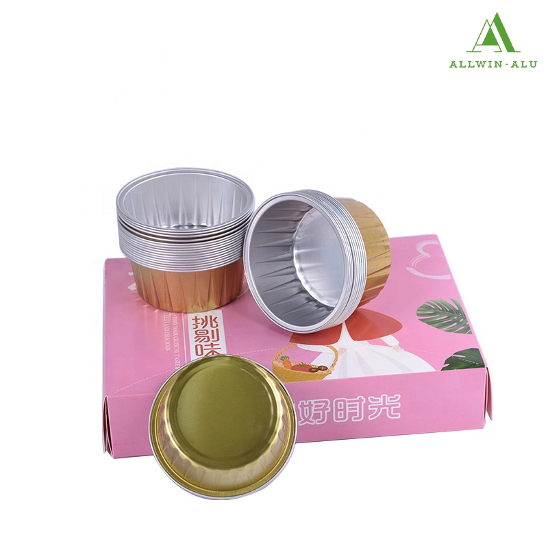 Containers, Disposable Plate Allwin-RC72 Allwin Custom Made for Cake Aluminum Foil Cup