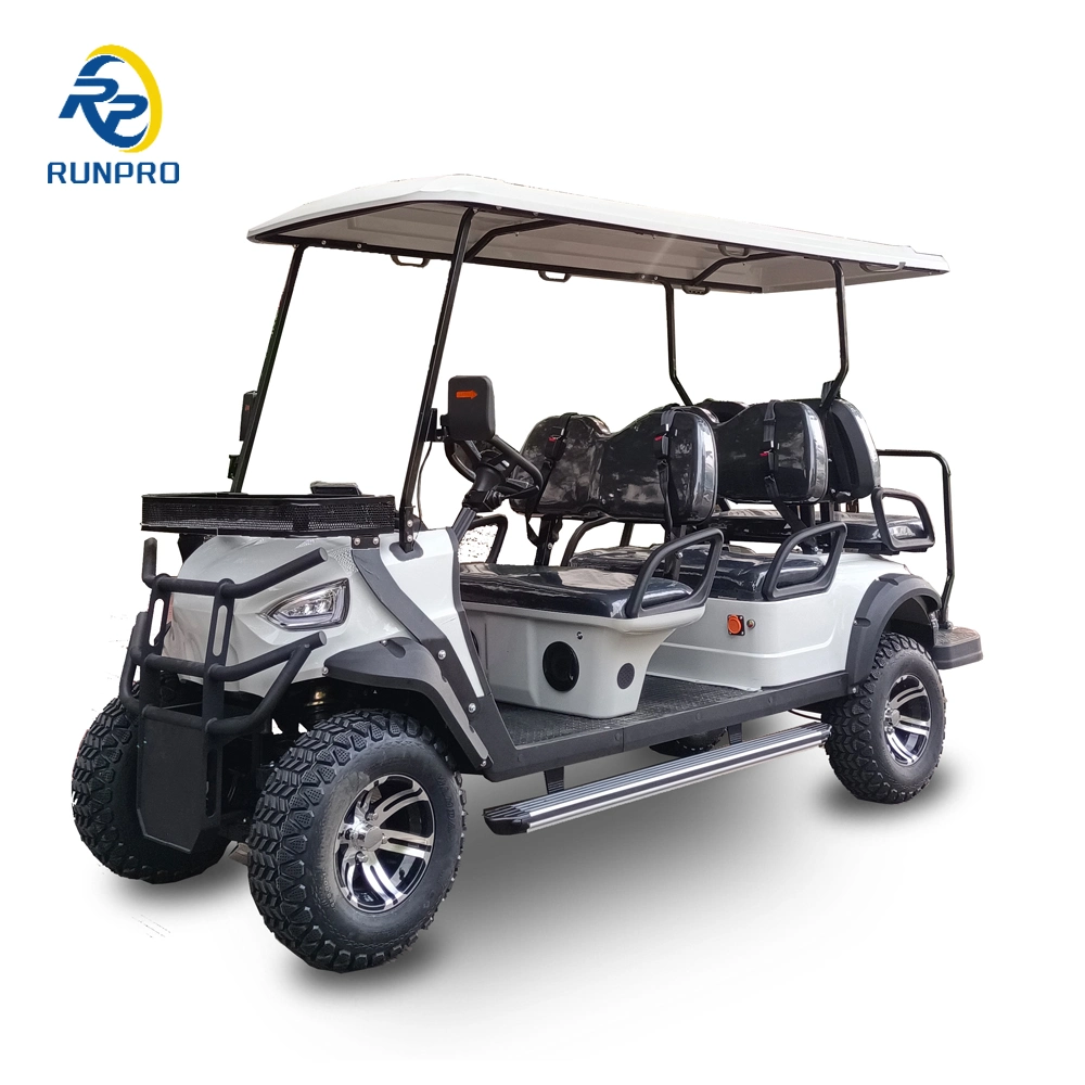 6 Places 4+2 Custom Club Car Chariot de golf électrique Chariots de golf électriques