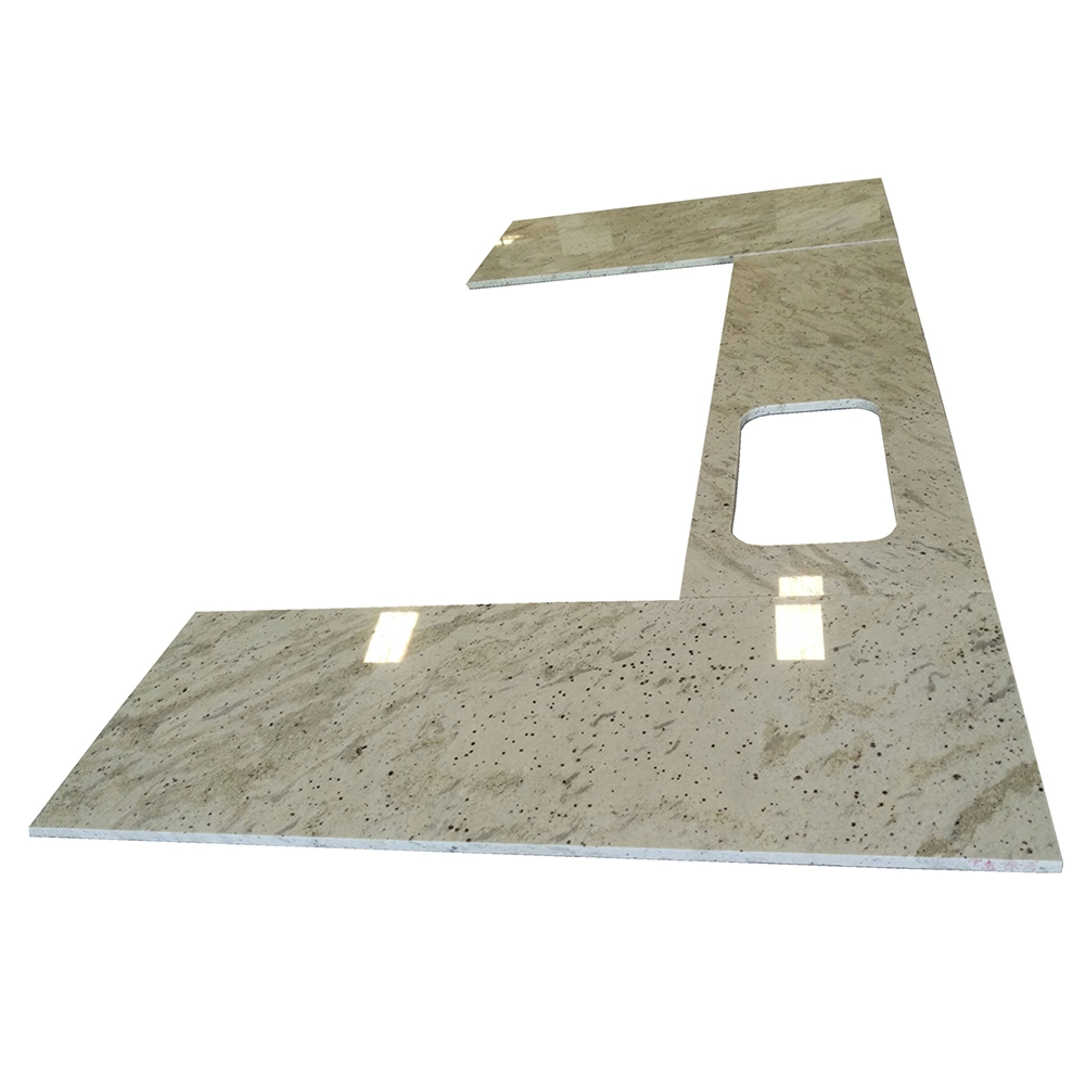 Hot Sale Andromeda poli blanc des pierres de granite Comptoir de cuisine pour l'appartement