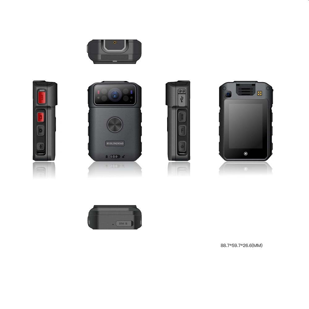 Android 12 LTE Law Enforcement 5g Body Camera for Security with 4G 5g GPS WiFi Ai Intelligence