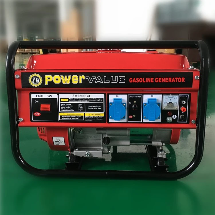 Konkurrenzfähiger Preis OHV luftgekühlter 2kw Benzin Generator Satz