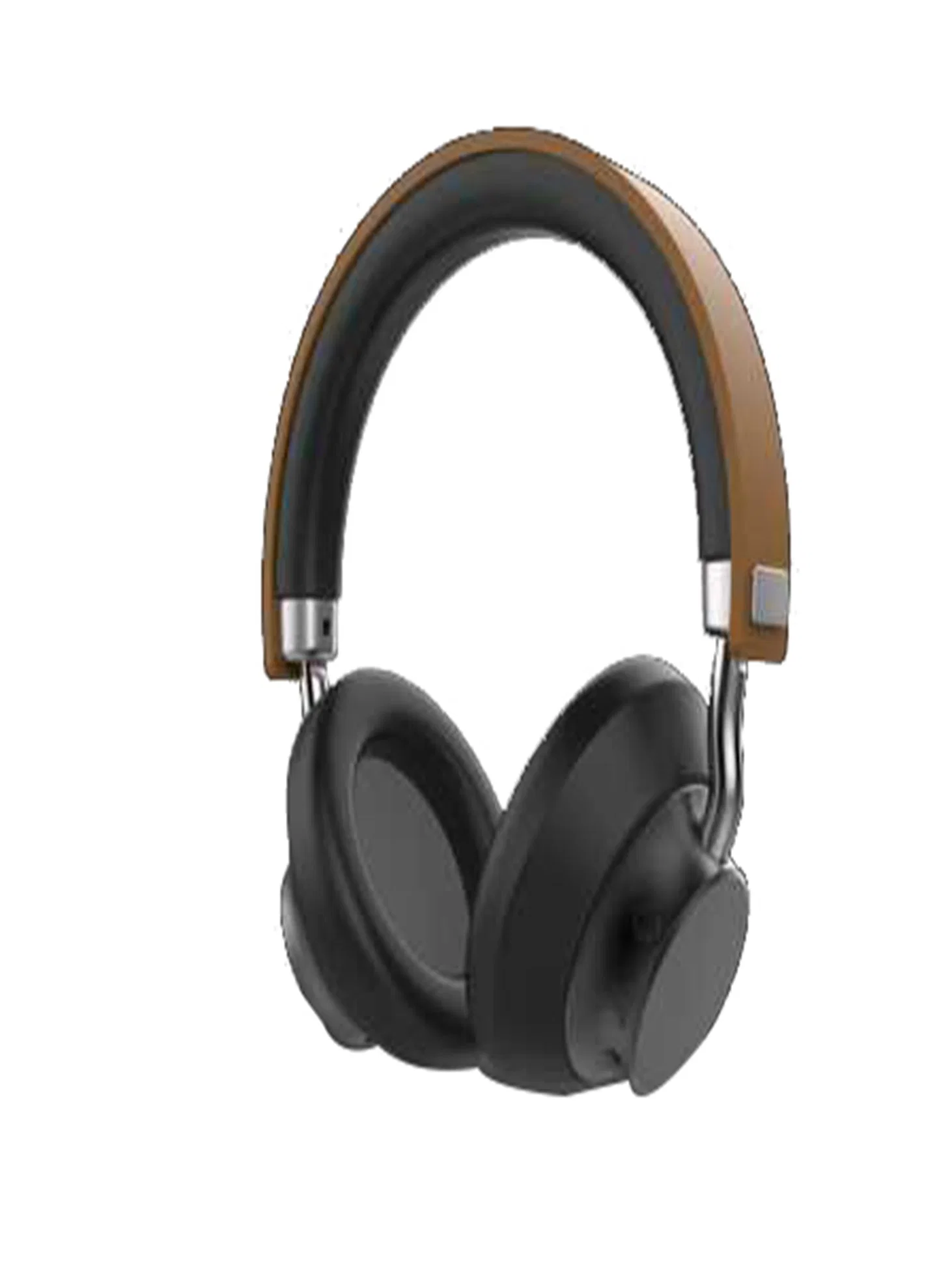 Bluetooth Headphone on-Ear Bluetooth Headset Dermis Imported Genuine Leather OEM ODM Accepted Wired and Wireless in One