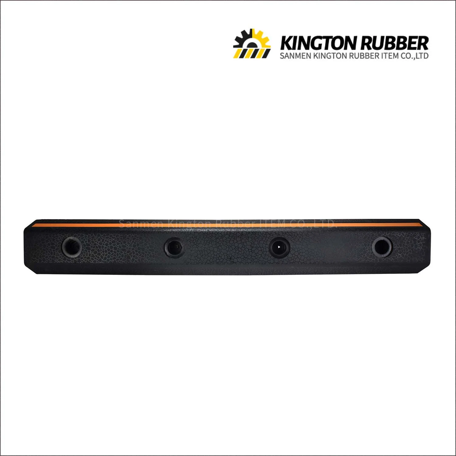 Heavy Duty 100% Recycled Rubber Black Reflective Wall Bumper Guard for Garage Protection