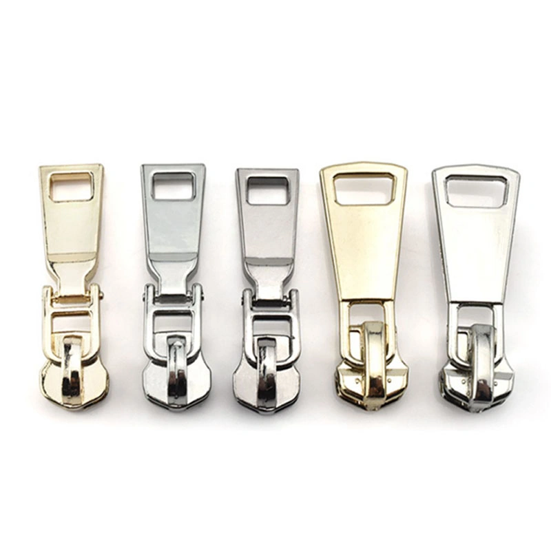 Wholesale/Supplier Custom Easy to Install Plating Metal Zipper Sliders Aluminum Alloy Zipper Zip Sliders