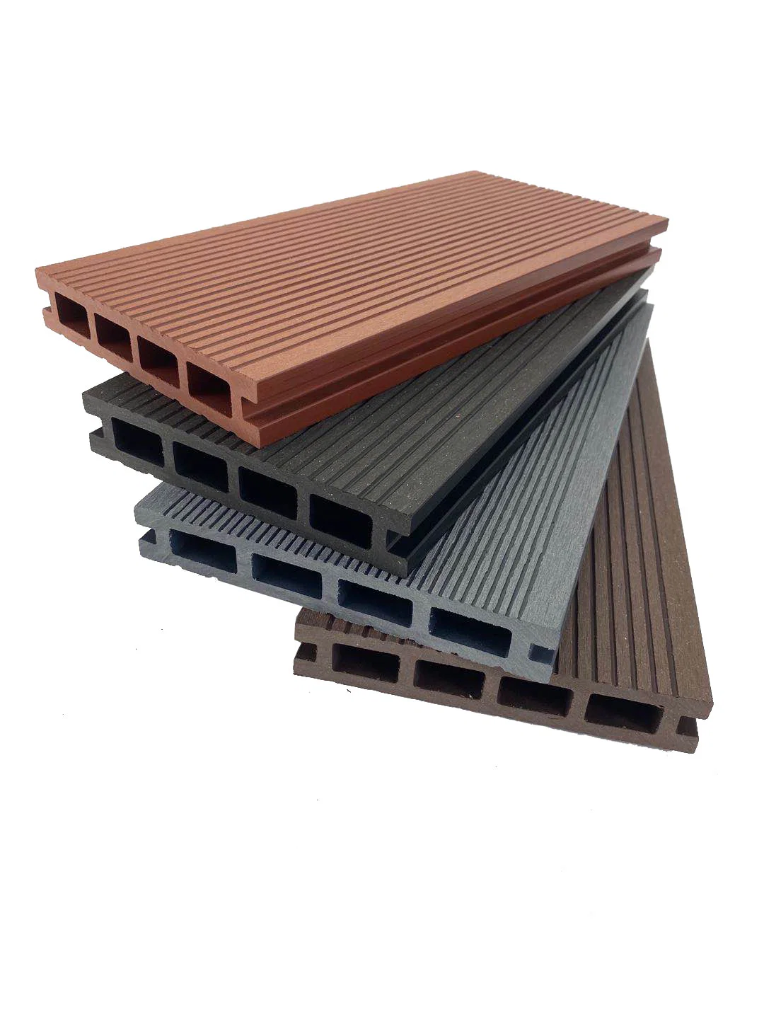 Newest Production WPC Low Maintenance Wood Plastic Composite WPC Decking Flooring Deckings