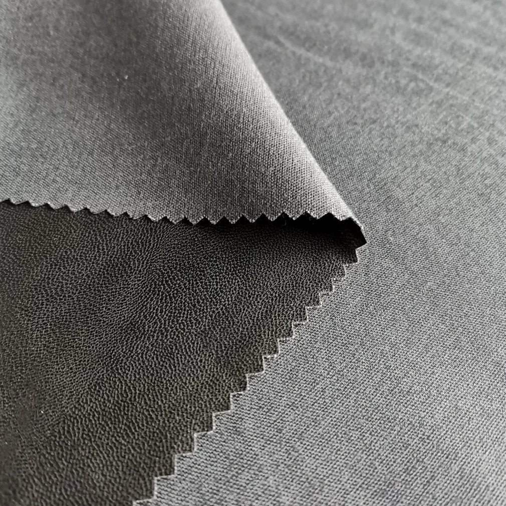 Viscose Backing Soft Synthetic Leather with Light Weight for Shirt