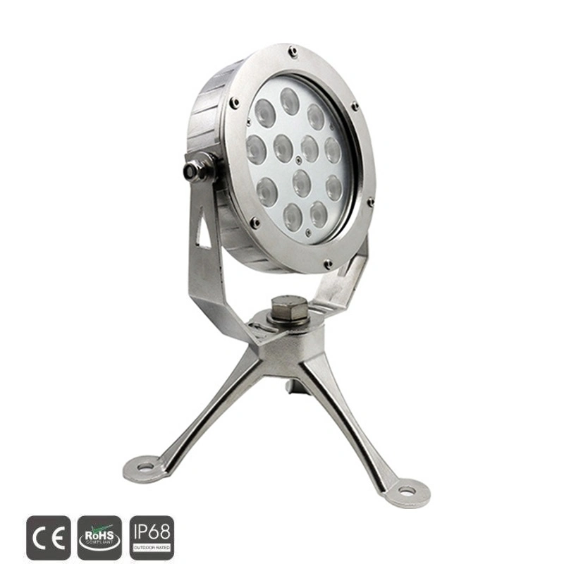 6W 18W IP68 24VDC DMX LED Underwater Pond Light