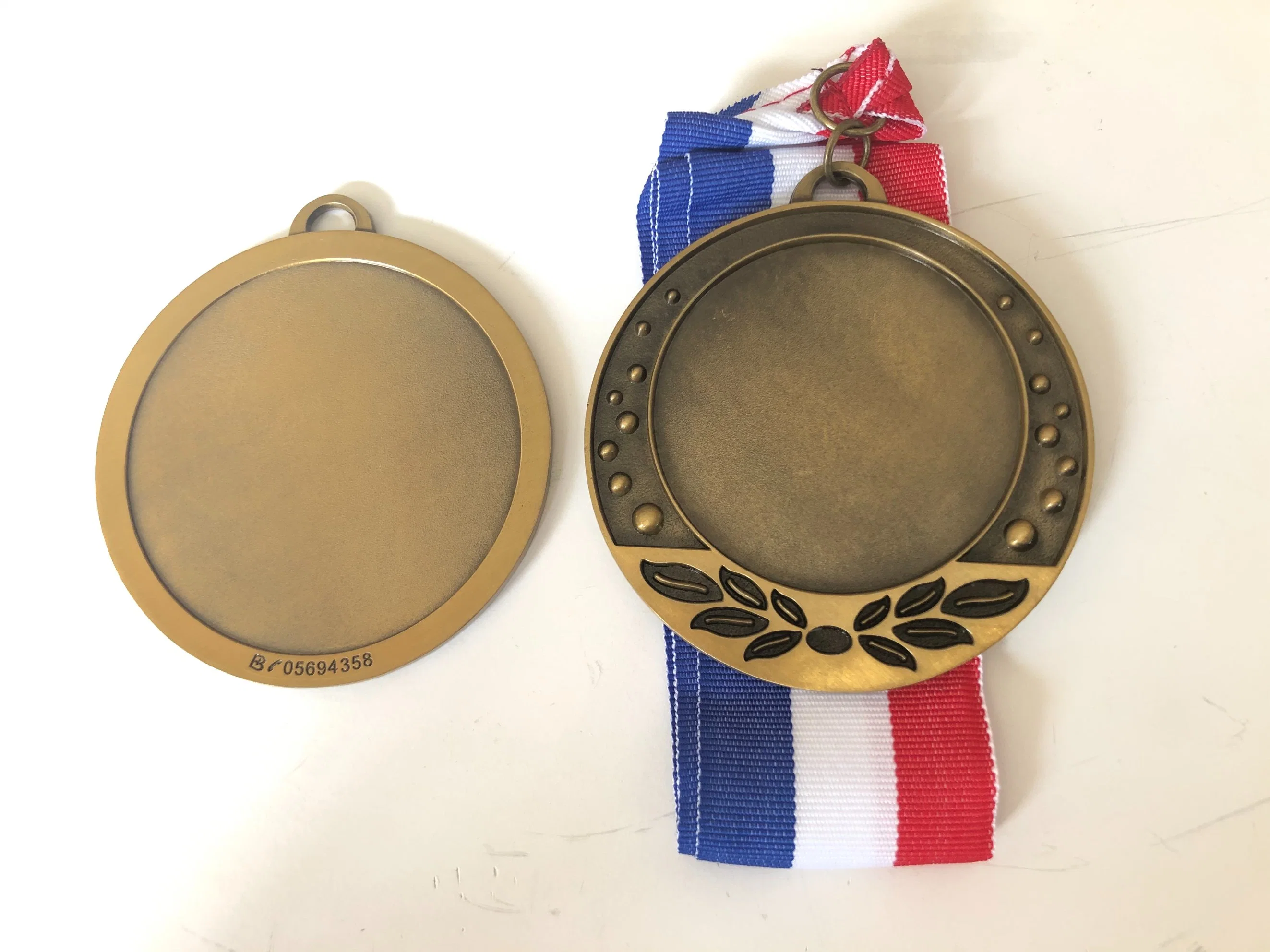 Customer Design Blank Metal Medal by Die Casting